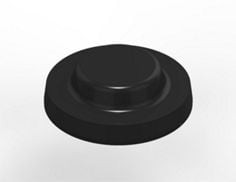 3M Bumpon Protective Products SJ6115 Black, 3000 per case