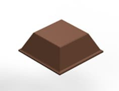 3M Bumpon Protective Products SJ5023 Brown, 1000 per case