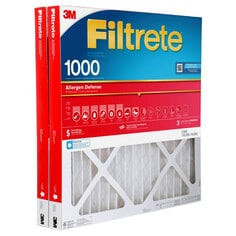 Filtrete Electrostatic Air Filter 1000 MPR NADP02-2IN-4, 20" x 20" x 2" (50.8 cm x 50.8 cm x 5 cm)