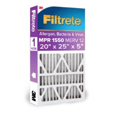 Filtrete Ultra Allergen Reduction Deep Pleat Filter NDP03-5IN-2, 20" x 25" x 5" (50.8 cm x 63.5 cm x 12.7 cm)