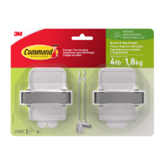 Command Broom Gripper 17007-HW2ESFH, 2 pack