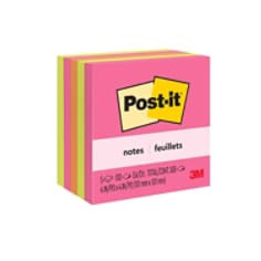 Post-it Notes 675-5LAN, 4" X 4" (101 mm X 101 mm), 100% PEFC, SGSCH-PEFC-COC-110078