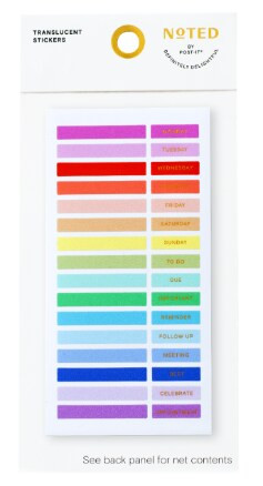 Post-it Translucent Stickers NTD9-TS-1