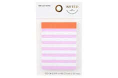 Post-it Mini List Notes NTD8-34-3, 4" x 2.9" (101 mm x 73 mm), 100% PEFC, SGSCH-PEFC-COC-110078