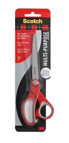Scotch Multi-Purpose Scissors 1427, 7", 6 per inner, 6"ners per case, 36/1