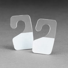 3M Hang Tab 1072, Clear, 7/8" x 1-3/8", 500 per case