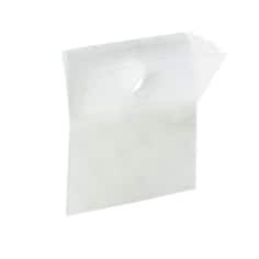 3M Hang Tab 1076, Clear, 2" x 2", 5 Pack per case, Conveniently Packaged