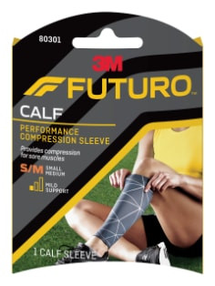FUTURO Performance Compression Calf Sleeve, 80301EN, Small / Medium