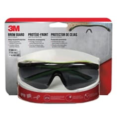 3M Brow Guard Eyewear, 47101H1-VDC, Black/Green, Gray Lens, 5 per case