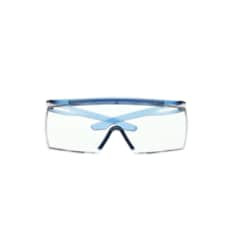 3M SecureFit 3700 Series, SF3701SGAF-BLU, Blue Temple, Scotchgard Anti-Fog Coating, Clear OTG AF-AS lens, 10 per case