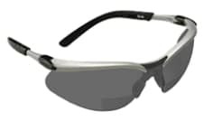 3M BX Reader Protective Eyewear 11379-00000-20, Grey Lens, Silver Frame, +2.5 Diopter, 20 per case