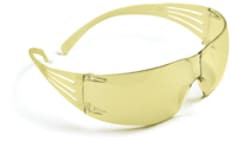 3M SecureFit Protective Eyewear SF203AFP, Amber Lens, 20 per case