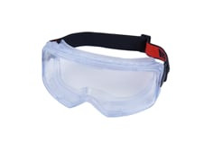 3M GoggleGear Protective Goggle 3000 Series GG3101-SGAF, PVC Shroud, Clear Scotchgard AF/AS Lens, Cloth Strap, 10 per case