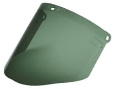 3M Polycarbonate Faceshield WP96C, Dark Green, 82702-00000, Molded 10 per case