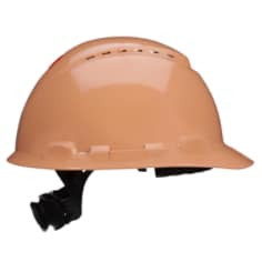 3M SecureFit Hard Hat H-711SFV-UV,Tan, Vented, 4-Point Pressure Diffusion Ratchet Suspension, with Uvicator, 20 per case