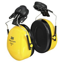 3M Peltor Optime 98 Cap-Mount Earmuffs, Hearing Conservation H9P3E 10 per case