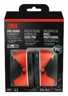 3M Pro-Grade Earmuff 90565-4DC-PS, 4 each per case