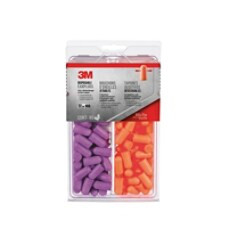 3M Disposable Earplugs, 92059H80-DC, Multicolor, 80 pairs per packk, 6 packs per case