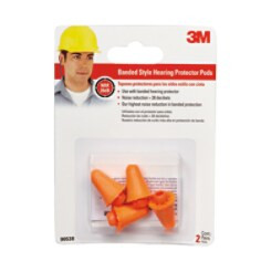 3M Replacement Pods for Banded Protector, 90538H2-DC, 2 pairs per packk, 10 packs per case