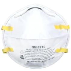 3M Particulate Respirator 8210 8210P20-DC, 20 eaches per packk, 4 packs per case