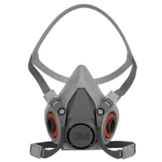 3M Half Facepiece Reusable Respirator 6200/07025(AAD), Medium, 24 per case