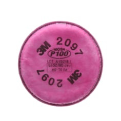 3M Particulate Filter 2097/07184(AAD), P100, with Nuisance Level Organic Vapor Relief 100 per case