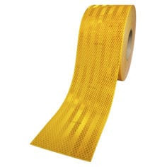 3M Diamond Grade Rail Car Markings 983-71, Yellow, FRA, SCPM-3 Premask, 4" x 50 yd, kiss-cut every 18"