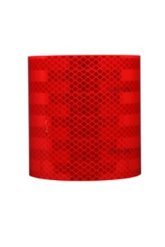 3M Diamond Grade Conspicuity Markings 983-72, Red, with TPM 5 Premask, 6" x 50 yd