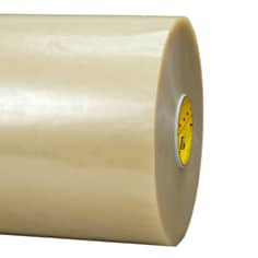 3M Adhesive Transfer Tape 467MPF, Clear, 54" x 180 yd, 2 mil, Roll