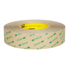3M Adhesive Transfer Tape 9672LE, Clear, 12" x 60 yd, 5 mil, 4 roll per case