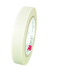 3M Glass Cloth Electrical Tape 69, 3/4" x 66 ft, White, 50 rolls per case