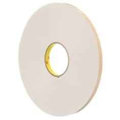 3M Double Coated Polyethylene Foam Tape 4496W, White, 54" x 36 yd, 62 mil, 1 roll per case