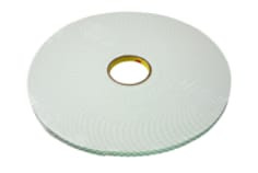 3M Double Coated Urethane Foam Tape 4008, Off White, 2" x 36 yd, 125 mil, 6 roll per case