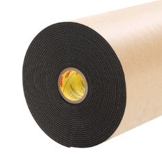 3M Double Coated Polyethylene Foam Tape 4496B, Black, 24" x 36 yd, 62 mil, 1 roll per case