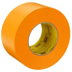 3M Performance Flatback Tape 2525, Orange, 72 mm x 55 m, 9.5 mil, 12 rolls per case