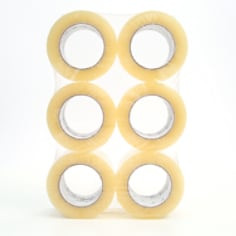 Scotch Box Sealing Tape 313, Clear, 72 mm x 100 m, 24 rolls per case
