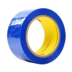 3M Polyester Tape 8901, Blue, 2" x 72 yd, 0.9 mil, 24 roll per case, Plastic Core