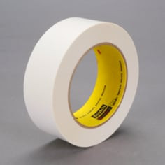 3M Repulpable Flatback Tape R3127, White, 36 mm x 55 m, 4.2 mil, 24 roll per case