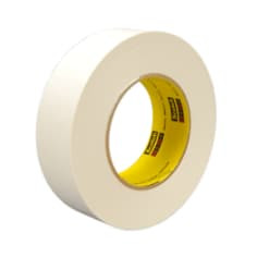 3M Repulpable Strong Single Coated Tape R3187, White, 48 mm x 55 m, 7.5 mil, 24 rolls per case, Plastic Pallet