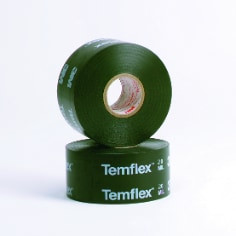 3M Temflex Vinyl Corrosion Protection Tape 1200, 2" x 100 ft, Printed, Black, 12 rolls per case