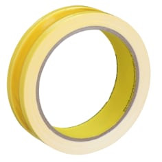 3M Riveters Tape 695, Yellow with White Adhesive, 1" x 36 yd, 3 mil, 36 roll per case