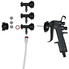 3M Performance Water-Based Cylinder Spray Applicator System Kit, Spray Gun, Nozzle Body (3), Cap, Gasket (2), Tips (3), 1 per case