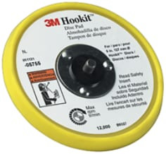3M Hookit Low Profile Disc Pad 28852, 5" x 3/8" x 5/16-24 external, 10 per case