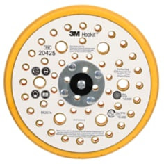 3M Xtract Low Profile Finishing Back-up Pad, 20425, 152 mm x 17.5 mm x 7.93 mm, External 53 Holes, 10 per case