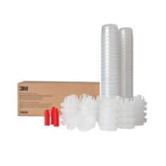 3M PPS Lid & Liner Kit, 16028, Micro (3 fl oz), 200 Micron Full Diameter Filter, 50 Lids & Liners per kit, 1 kit per case