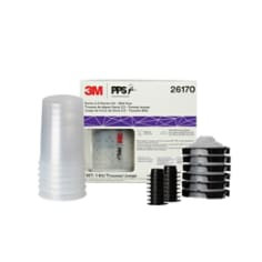 3M PPS Series 2.0 6-Pack Starter Kit 26170, Midi (13.5 fl oz, 400 mL), 200 Micron Filter, 2 kits per case