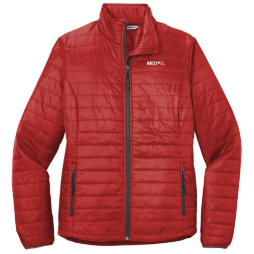 Ladies Packable Puffy Jacket- MED-EL