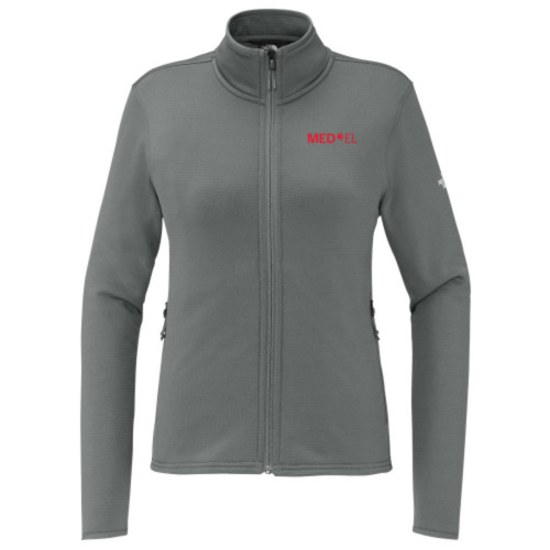 Embroidered North Face Women's Aim Full Zip Fleece- MED-EL