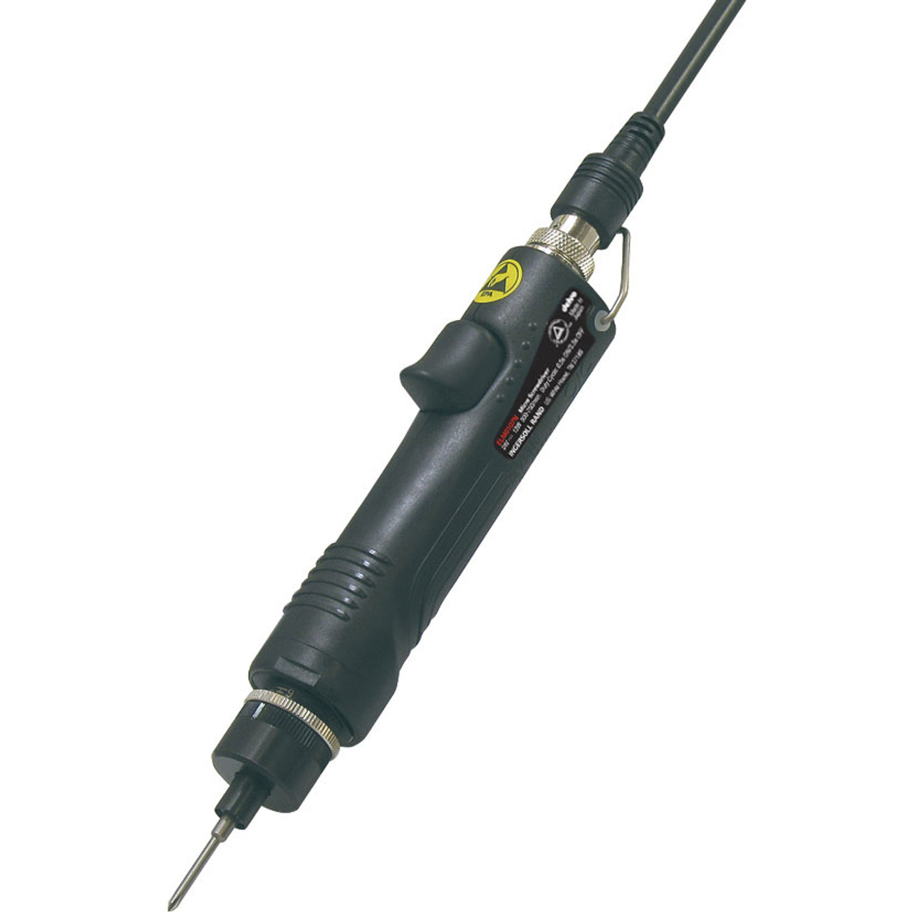 ELM0107N | 24V Micro Electric Screwdriver, Lever Start, 1.33 - 3.54 in lbs, 600 rpm