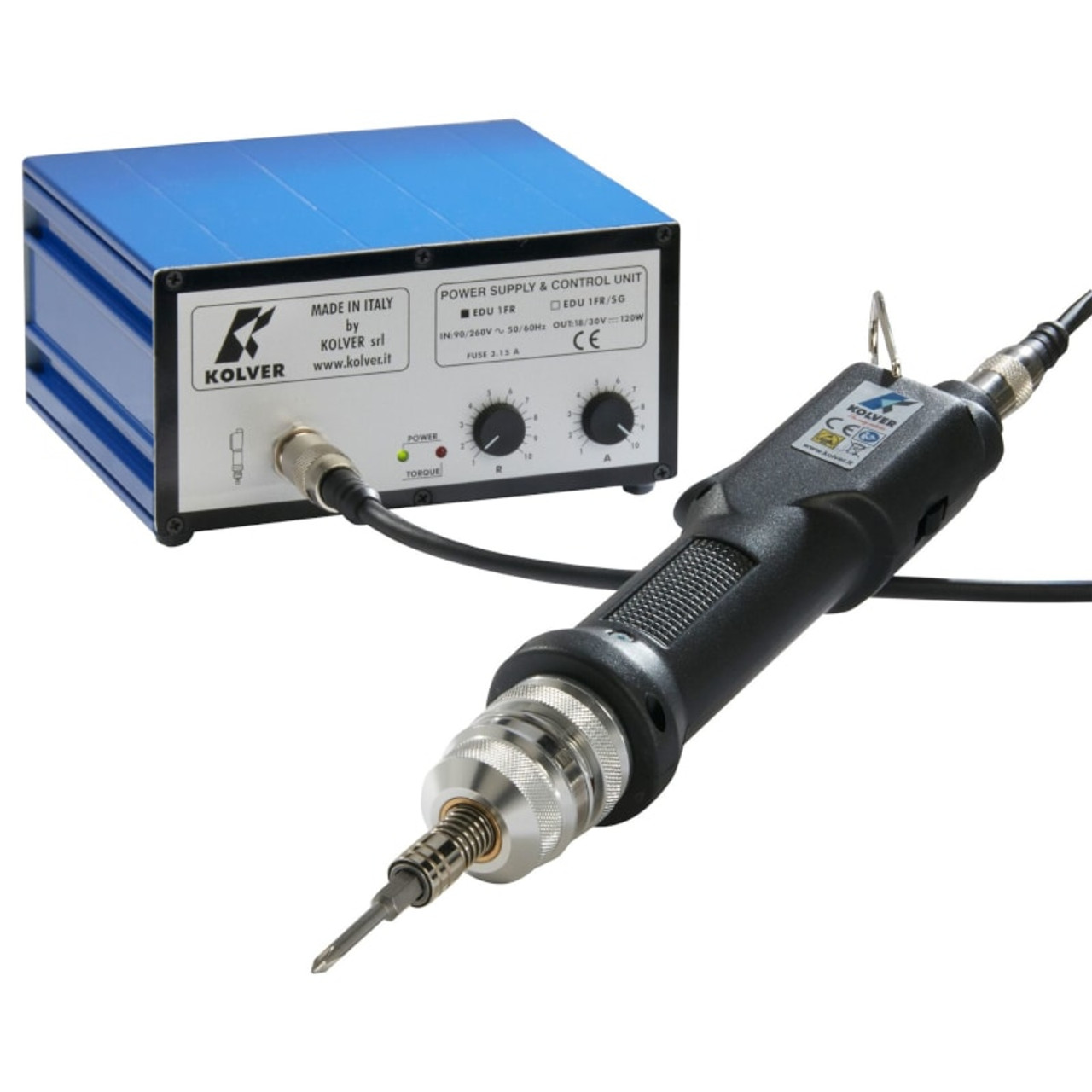 110010/FR-PROMO | FAB10RE/FR-Promo | 0.44 - 4.4 in lb, lever start, torque inline screwdriver system with EDU1FR controller, 650  
rpm